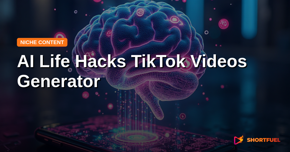 AI Life Hacks TikTok Videos Generator